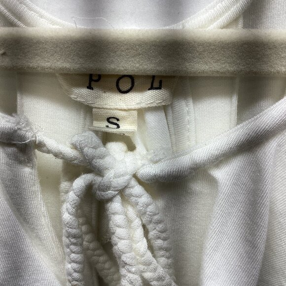 POL SMALL TANK TOP IVORY SMALL 16.50" PTP - Picture 4 of 5